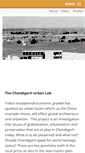 Mobile Screenshot of chandigarhurbanlab.org